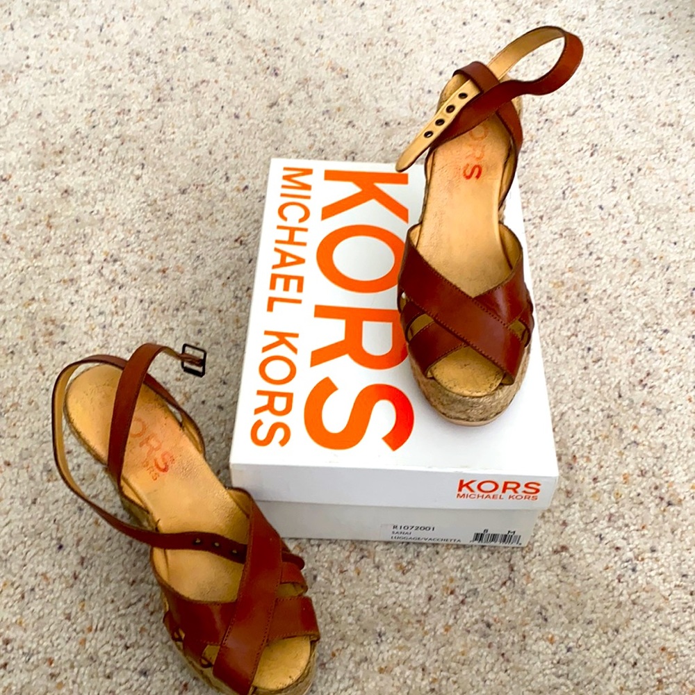 Michael Kors platform wedges
